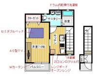 グレースコート亘理Bの間取り