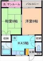 物件の間取り画像