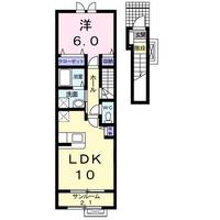 新潟県五泉市南本町3(アパート)の賃貸物件の間取り
