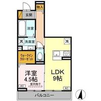 ルナ・エスポワール 2の間取り