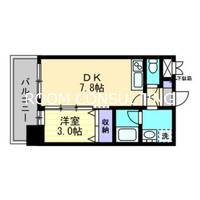 鹿児島県鹿児島市松原町(マンション)の賃貸物件の間取り