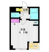 東京都練馬区桜台2(マンション)の賃貸物件の間取り