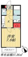 千葉県船橋市本中山4(マンション)の賃貸物件の間取り
