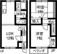 新潟県新潟市西区ときめき西2(一戸建)の賃貸物件の間取り