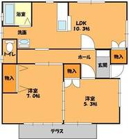 群馬県伊勢崎市宮子町(一戸建)の賃貸物件の間取り