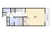 大阪府大阪市平野区加美北6(アパート)の賃貸物件の間取り
