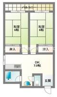 第1八幸マンションの間取り