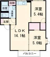 物件の間取り画像