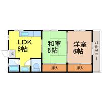 愛知県名古屋市千種区今池南(マンション)の賃貸物件の間取り