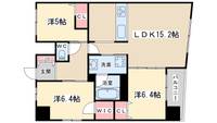 エステムプラザ梅田の間取り