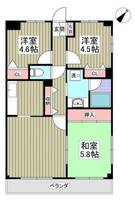 神奈川県横浜市青葉区千草台(マンション)の賃貸物件の間取り