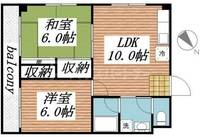 東京都江戸川区江戸川3(マンション)の賃貸物件の間取り