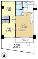 東京都中野区本町4(マンション)の賃貸物件の間取り