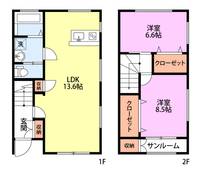 新潟県新潟市中央区幸町(アパート)の賃貸物件の間取り