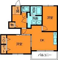 シャンテフルールの間取り