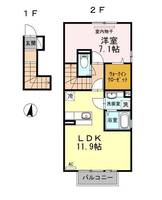ヒルサイドテラス皇徳寺の間取り