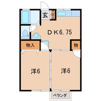エルメゾン二本松の間取り