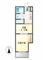広島県安芸郡府中町鹿籠2(マンション)の賃貸物件の間取り