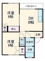 山コウコーポラスの間取り