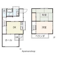 広島県福山市三吉町4(一戸建)の賃貸物件の間取り