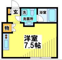 東京都三鷹市中原1(アパート)の賃貸物件の間取り