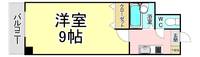 福岡県北九州市小倉北区京町4(マンション)の賃貸物件の間取り