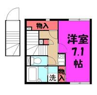 埼玉県戸田市上戸田3(アパート)の賃貸物件の間取り