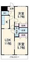 物件の間取り画像