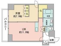 アルファスクエア南4条東の間取り