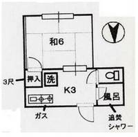 コーポ千鳥の間取り
