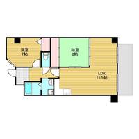 プルメリア東三国ウエストの間取り