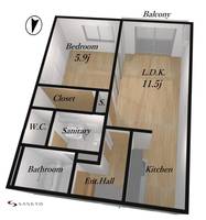 物件の間取り画像