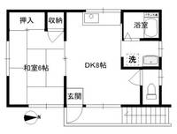 コーポ長明の間取り