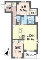 埼玉県さいたま市緑区大字中野田(マンション)の賃貸物件の間取り