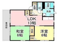 アネシス一枝C棟の間取り