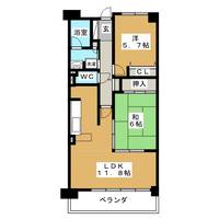 CASSIA横濱ガーデン山の間取り