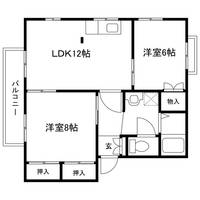 ライフタウンロイヤルCの間取り