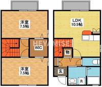長崎県長崎市向町(アパート)の賃貸物件の間取り