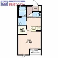 ヴィル グランディール 光の街参番館の間取り