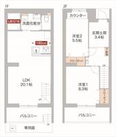 神奈川県横浜市青葉区しらとり台(マンション)の賃貸物件の間取り