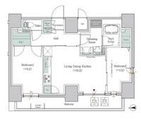 東京都板橋区大山東町(マンション)の賃貸物件の間取り
