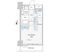 東京都文京区後楽2(マンション)の賃貸物件の間取り