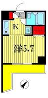 東京都葛飾区亀有5(マンション)の賃貸物件の間取り