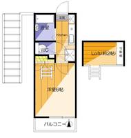 コーポ・ヤヨイの間取り