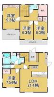 兵庫県尼崎市南塚口町6(一戸建)の賃貸物件の間取り