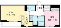 東京都品川区豊町4(マンション)の賃貸物件の間取り