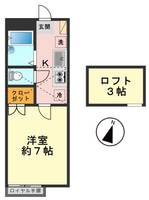 東京都江戸川区鹿骨1(アパート)の賃貸物件の間取り
