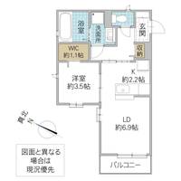 茨城県水戸市見川2(アパート)の賃貸物件の間取り
