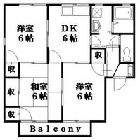 セジュール C棟の間取り