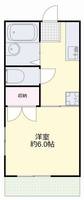 岡山県岡山市東区瀬戸町沖の賃貸アパートの間取り